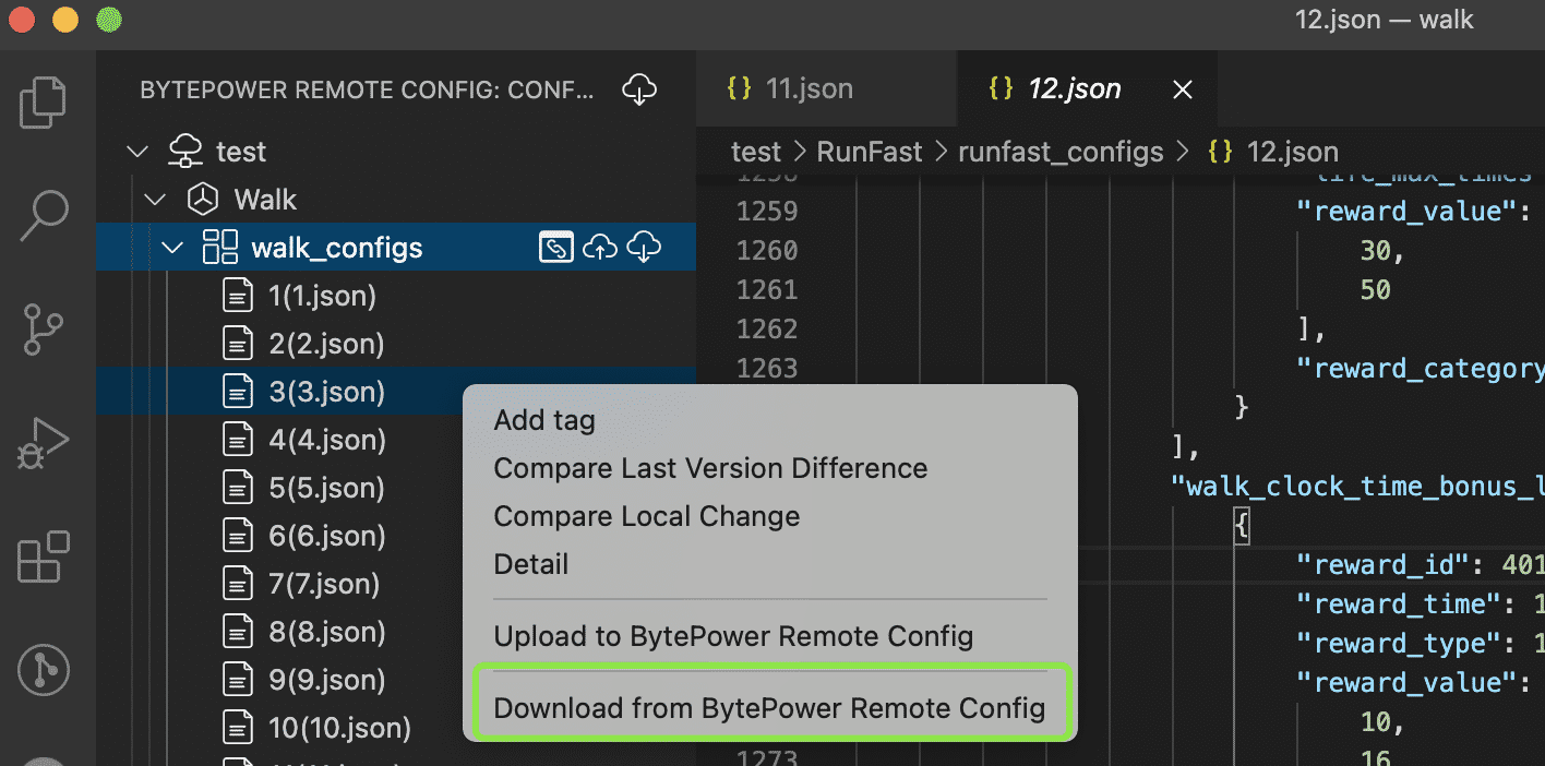 download_single_config